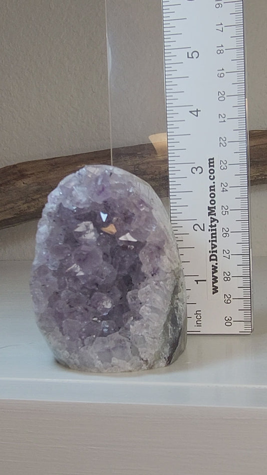 Amethyst Cluster "Icy Dawn"