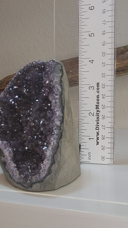 Amethyst Cluster "Midnight Bloom"